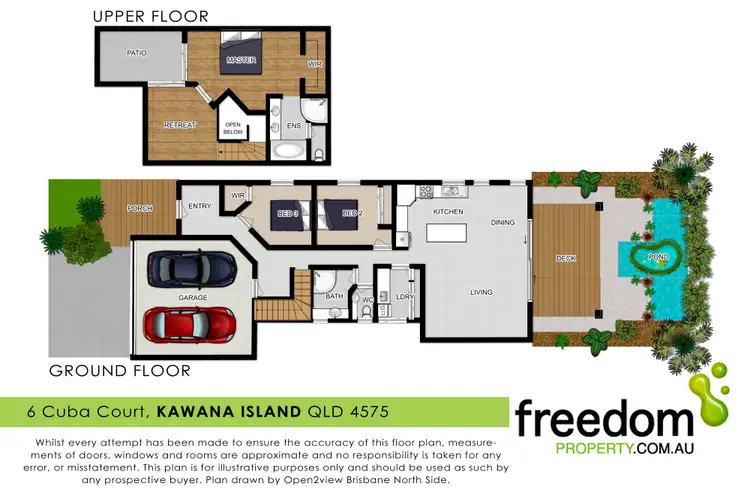 Floorplan of Homely house listing, 6 Cuba Court, Kawana Island QLD 4575