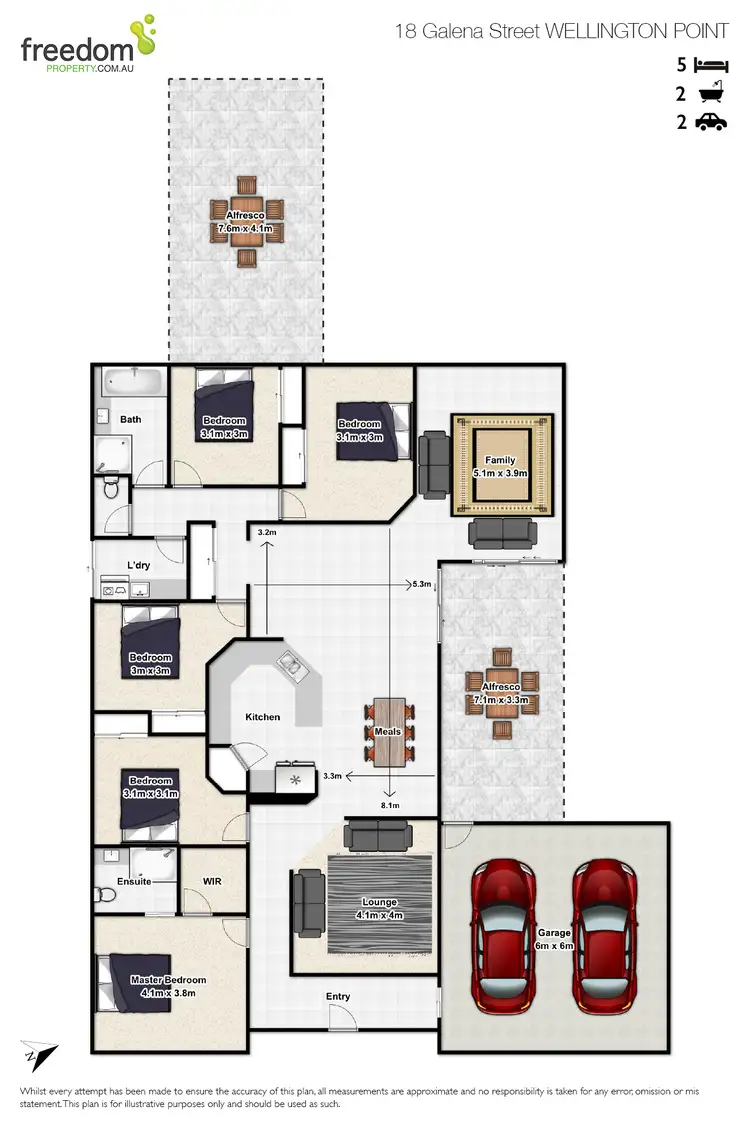 Floorplan of Homely house listing, 17 Galena Street, Wellington Point QLD 4160