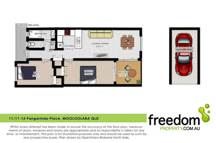 Floorplan of Homely unit listing, 11/11-13 Pangarinda Place, Mooloolaba QLD 4557