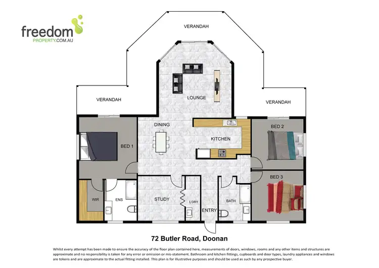 Floorplan of Homely house listing, 72-74 Butler Road, Doonan QLD 4562