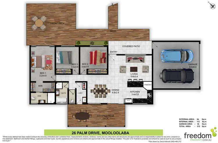 Floorplan of Homely house listing, 26 Palm Drive, Mooloolaba QLD 4557