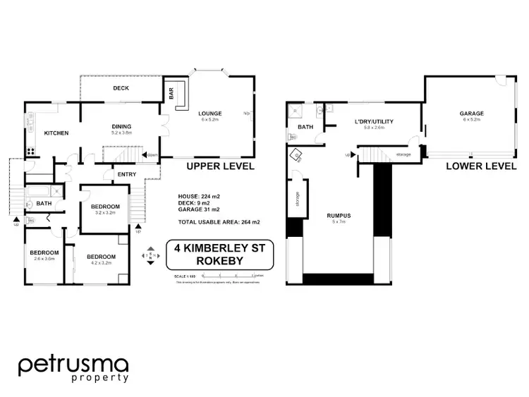 Floorplan of Homely house listing, 4 Kimberley Street, Rokeby TAS 7019