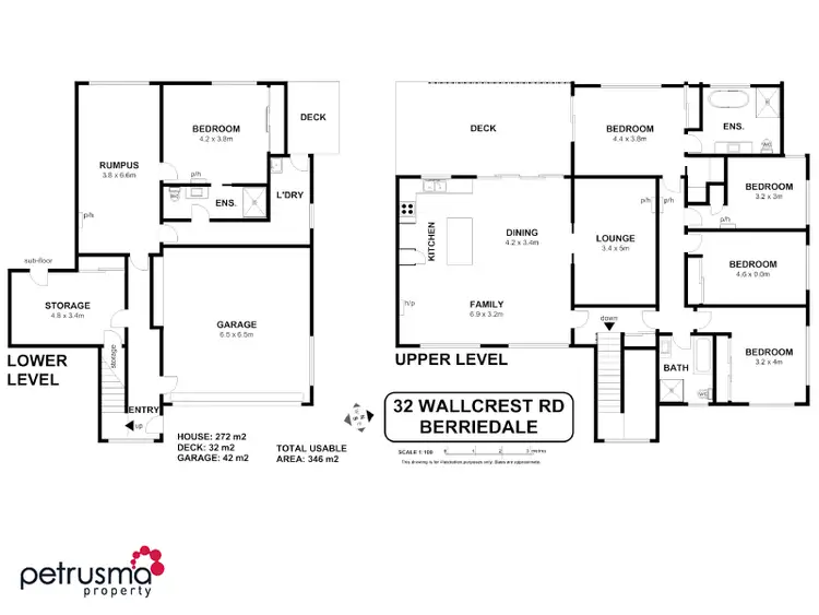 Floorplan of Homely house listing, 32 Wallcrest Road, Berriedale TAS 7011