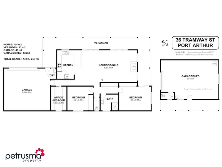 Floorplan of Homely house listing, 36 Tramway Street, Port Arthur TAS 7182