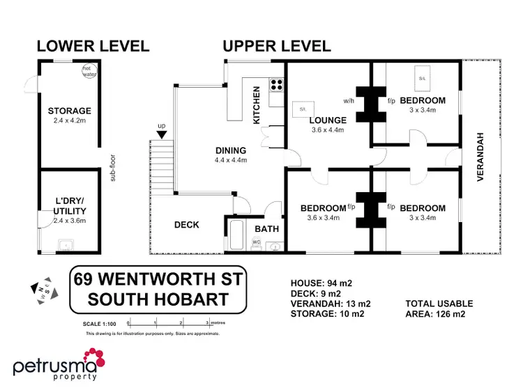 Floorplan of Homely house listing, 69 Wentworth Street, South Hobart TAS 7004