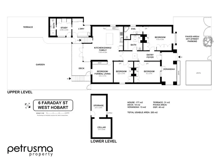 Floorplan of Homely house listing, 6 Faraday Street, West Hobart TAS 7000
