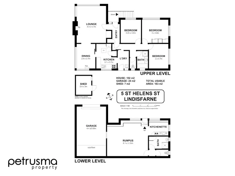 Floorplan of Homely house listing, 5 St Helens Street, Lindisfarne TAS 7015