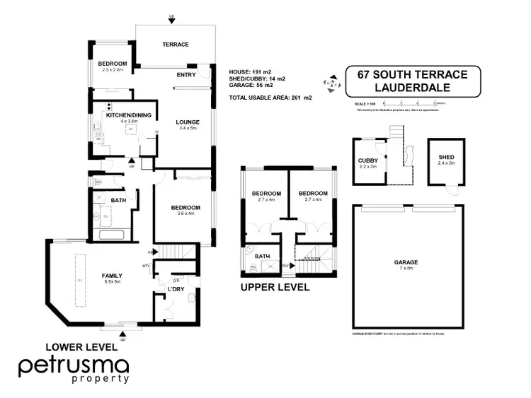 Floorplan of Homely house listing, 67 South Terrace, Lauderdale TAS 7021