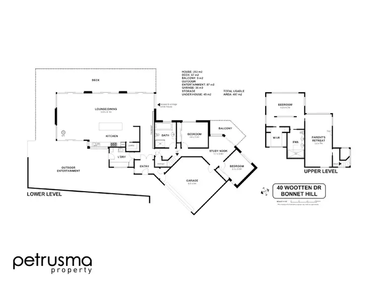 Floorplan of Homely house listing, 40 Wootten Drive, Bonnet Hill TAS 7053