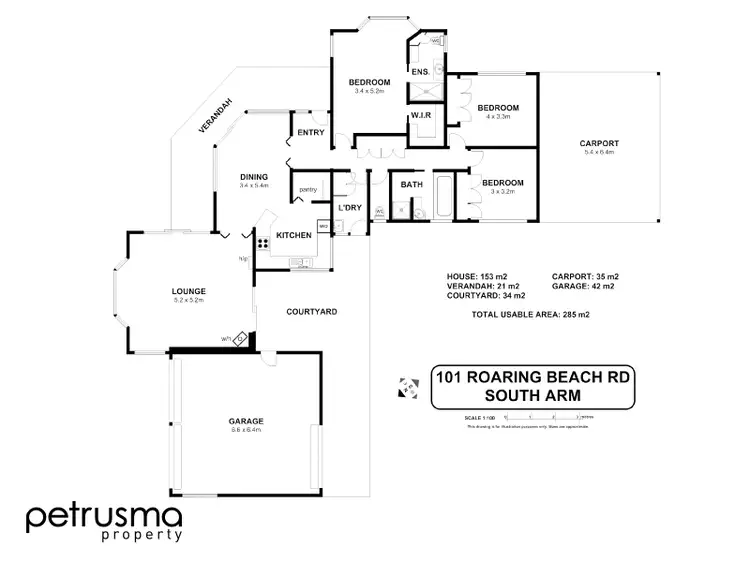 Floorplan of Homely house listing, 101 Roaring Beach Road, South Arm TAS 7022