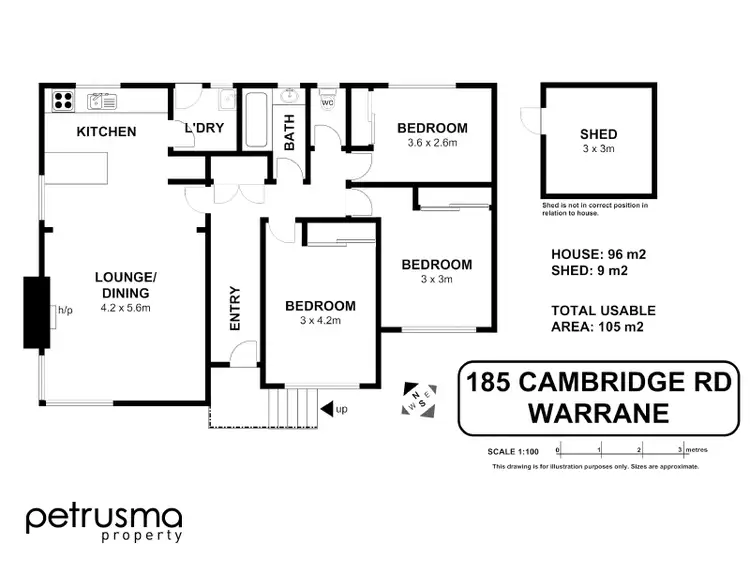 Floorplan of Homely house listing, 185 Cambridge Road, Warrane TAS 7018