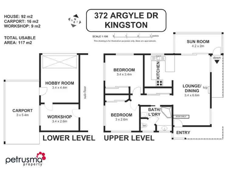 Floorplan of Homely house listing, 372 Argyle Drive, Kingston TAS 7050