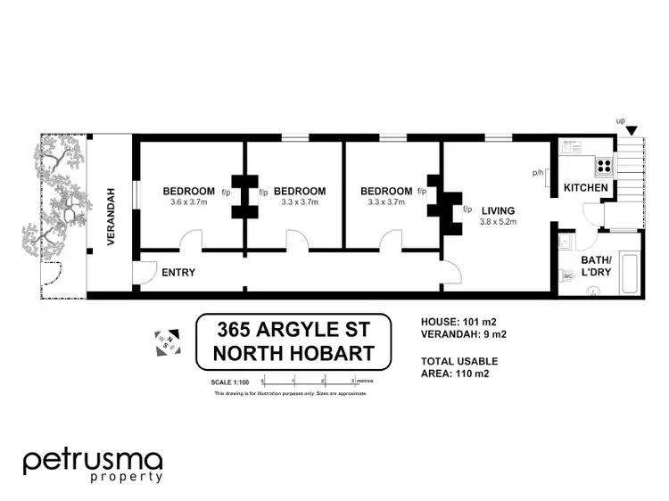 Floorplan of Homely house listing, 365 Argyle Street, North Hobart TAS 7000