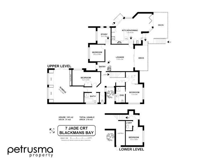 Floorplan of Homely house listing, 7 Jade Court, Blackmans Bay TAS 7052