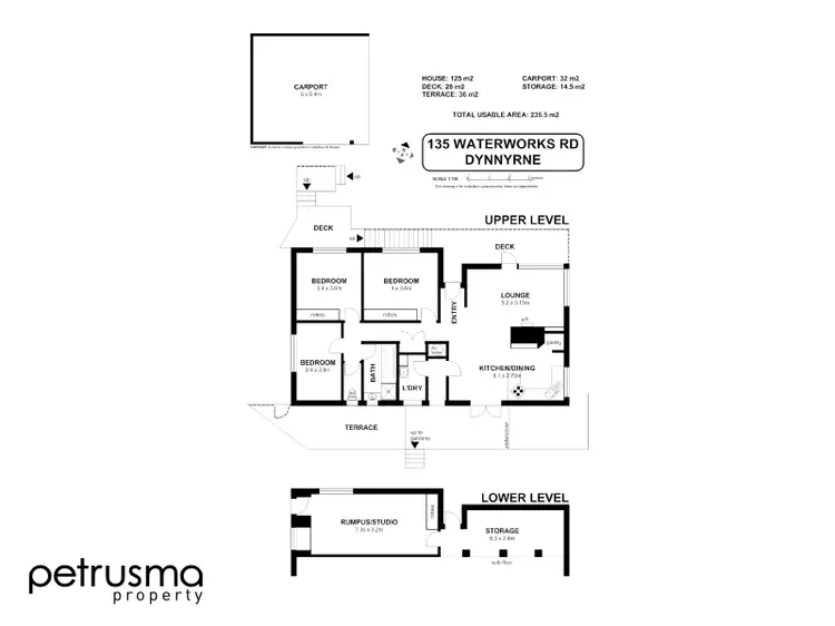 Floorplan of Homely house listing, 135 Waterworks Road, Dynnyrne TAS 7005