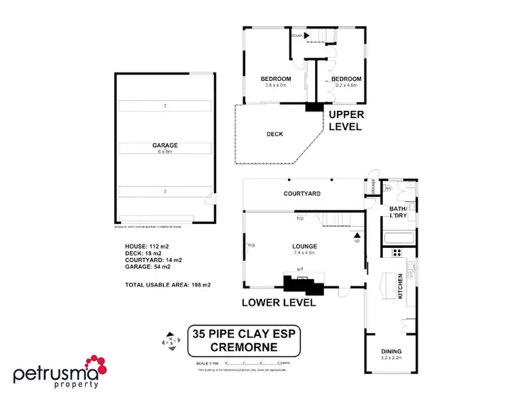 Floorplan of Homely house listing, 35 Pipe Clay Esplanade, Cremorne TAS 7024