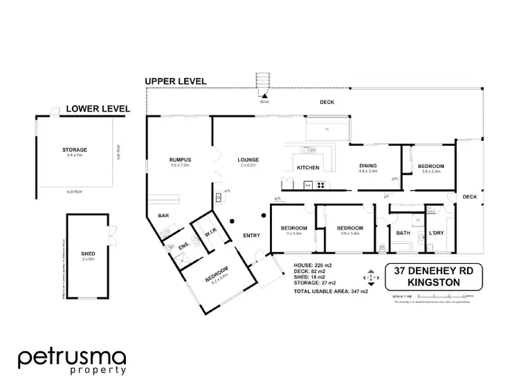 Floorplan of Homely house listing, 37 Denehey Road, Kingston TAS 7050
