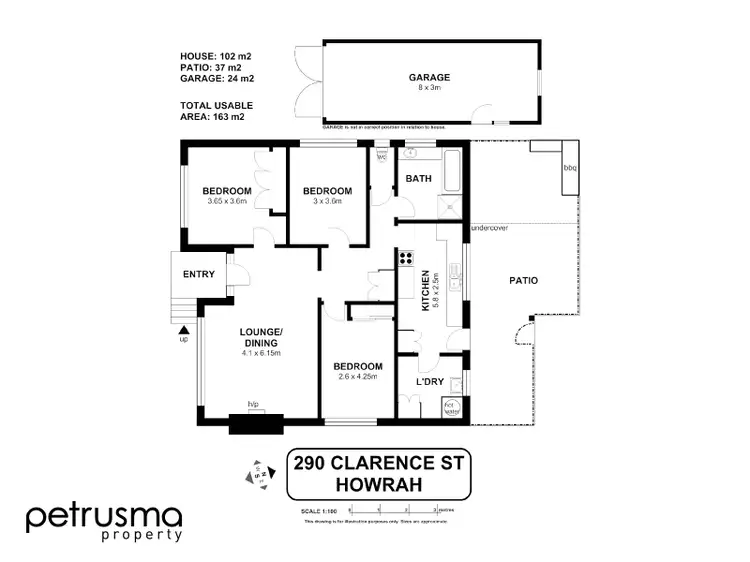 Floorplan of Homely house listing, 290 Clarence Street, Howrah TAS 7018