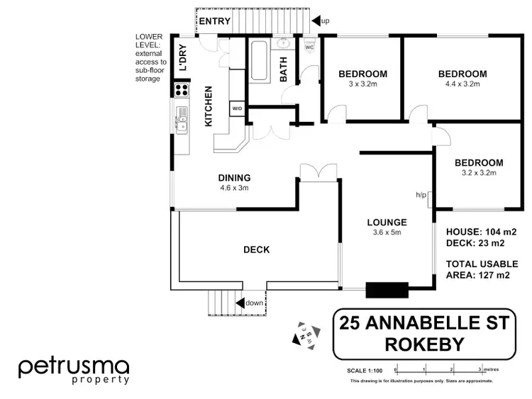 Floorplan of Homely house listing, 25 Annabelle Street, Rokeby TAS 7019