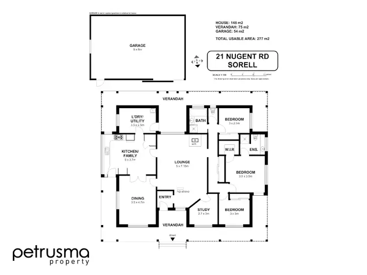 Floorplan of Homely house listing, 21 Nugent Road, Sorell TAS 7172