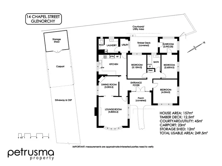 Floorplan of Homely house listing, 14 Chapel Street, Glenorchy TAS 7010
