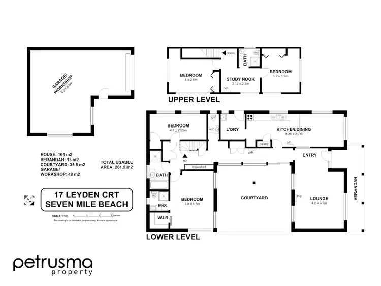 Floorplan of Homely house listing, 17 Leyden Court, Seven Mile Beach TAS 7170