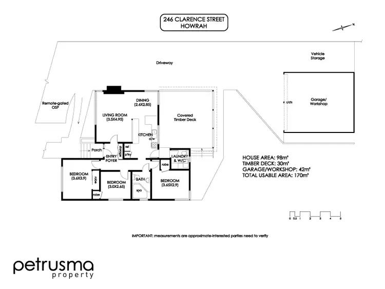 Floorplan of Homely house listing, 246 Clarence Street, Howrah TAS 7018