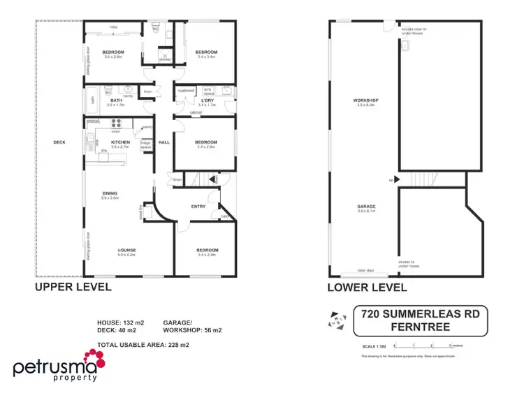 Floorplan of Homely house listing, 720 Summerleas Road, Fern Tree TAS 7054