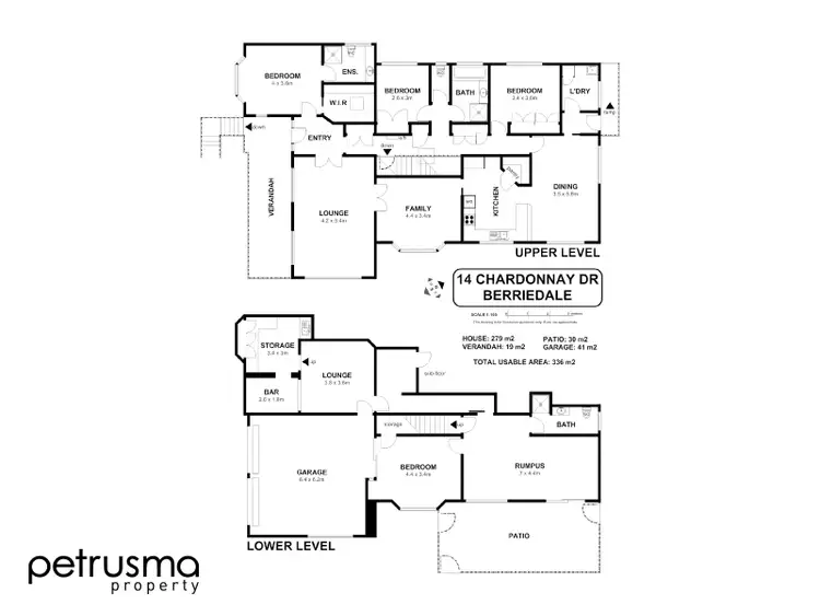 Floorplan of Homely house listing, 14 Chardonnay Drive, Berriedale TAS 7011