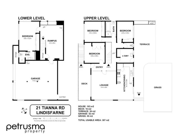Floorplan of Homely house listing, 21 Tianna Road, Lindisfarne TAS 7015
