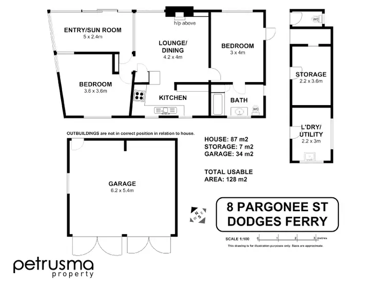 Floorplan of Homely house listing, 4 Pargonee Street, Dodges Ferry TAS 7173