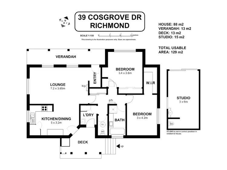 Floorplan of Homely house listing, 39 Cosgrove Drive, Richmond TAS 7025