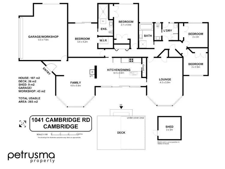 Floorplan of Homely house listing, 1041 Cambridge Road, Cambridge TAS 7170