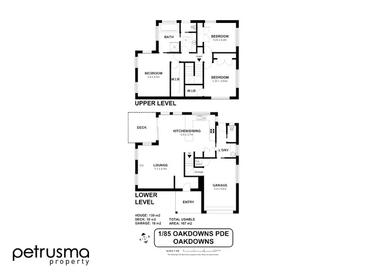 Floorplan of Homely house listing, 1/85 Oakdowns Parade, Oakdowns TAS 7019