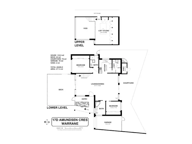 Floorplan of Homely house listing, 17D Amundsen Crescent, Warrane TAS 7018