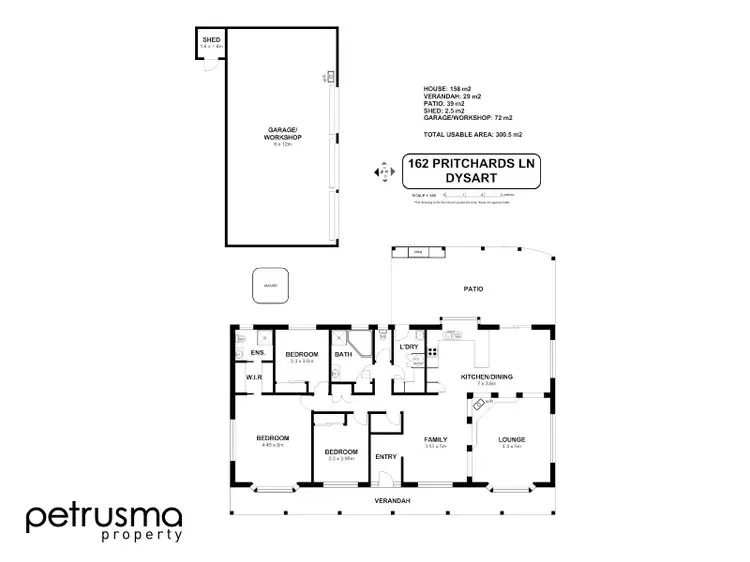Floorplan of Homely house listing, 162 Pritchards Lane, Dysart TAS 7030