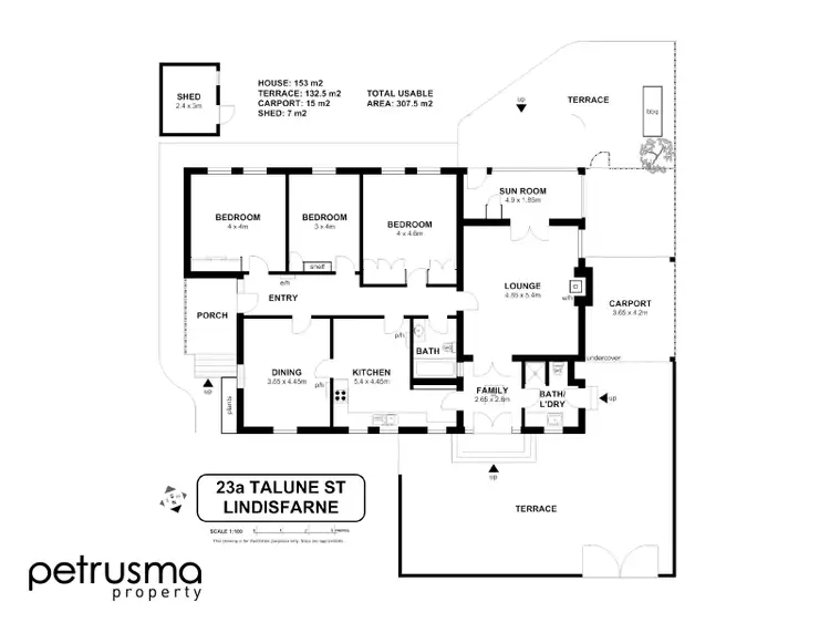 Floorplan of Homely house listing, 23a Talune Street, Lindisfarne TAS 7015