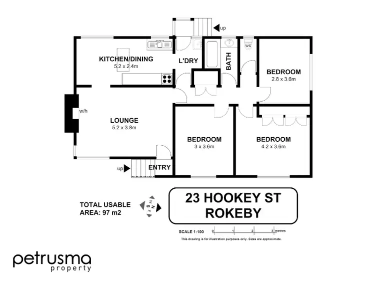 Floorplan of Homely house listing, 23 Hookey Street, Rokeby TAS 7019