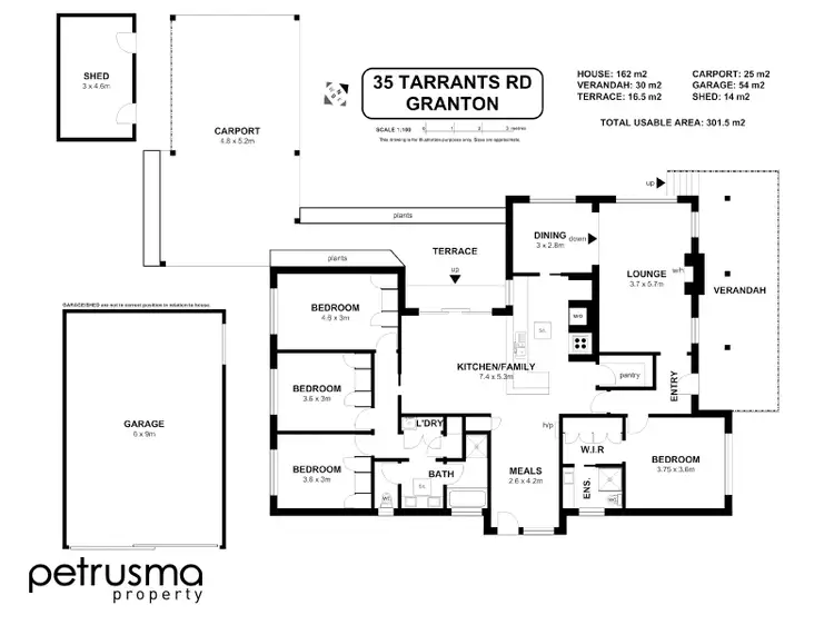 Floorplan of Homely house listing, 35 Tarrants Rd, Granton TAS 7030