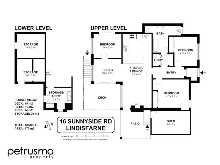 Floorplan of Homely house listing, 16 Sunnyside Road, Lindisfarne TAS 7015