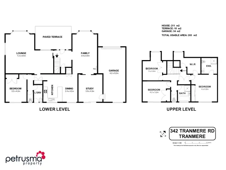 Floorplan of Homely house listing, 342 Tranmere Road, Tranmere TAS 7018