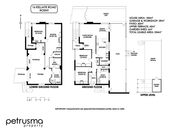 Floorplan of Homely house listing, 16 Kellatie Road, Rosny TAS 7018