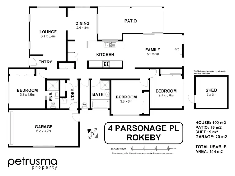 Floorplan of Homely house listing, 4 Parsonage Place, Rokeby TAS 7019