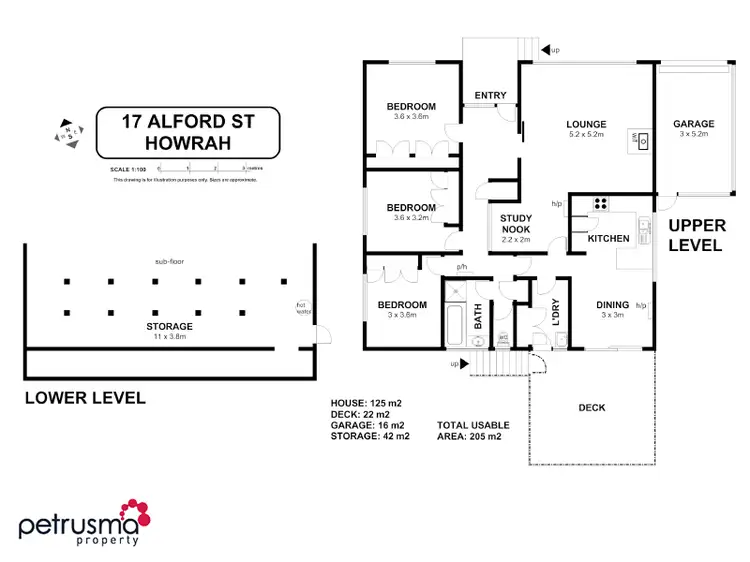 Floorplan of Homely house listing, 17 Alford Street, Howrah TAS 7018