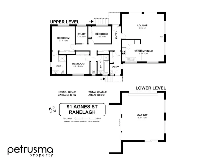 Floorplan of Homely house listing, 91 Agnes Street, Ranelagh TAS 7109
