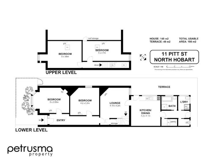 Floorplan of Homely house listing, 11 Pitt Street, North Hobart TAS 7000
