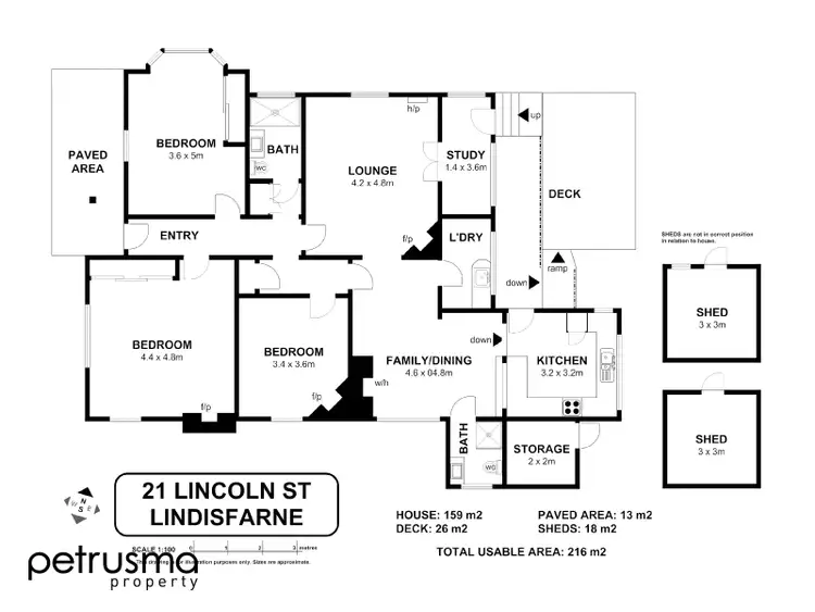 Floorplan of Homely house listing, 21 Lincoln Street, Lindisfarne TAS 7015