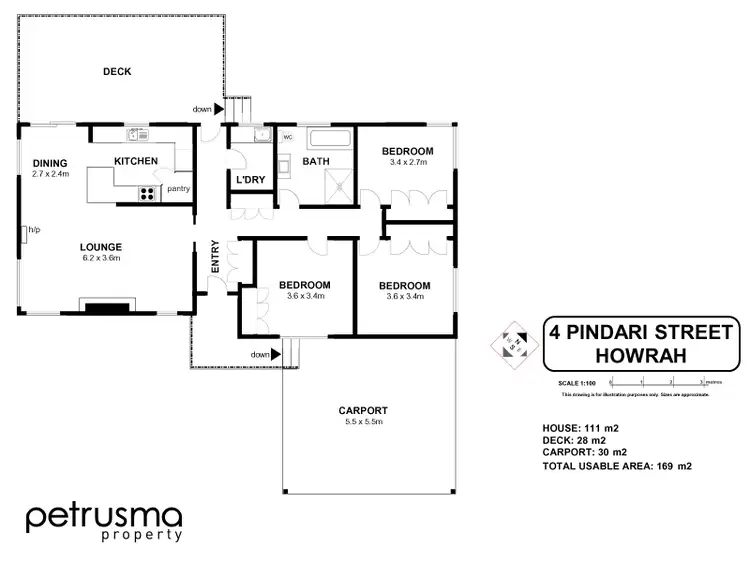 Floorplan of Homely house listing, 4 Pindari Street, Howrah TAS 7018
