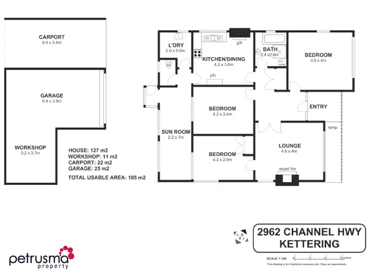 Floorplan of Homely house listing, 2962 Channel Highway, Kettering TAS 7155