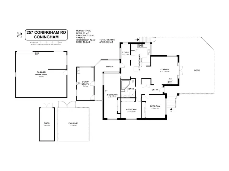 Floorplan of Homely house listing, 257 Coningham Rd, Coningham TAS 7054